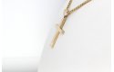 Solid Cross Small Yellow Gold
